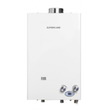 Газовый водонагреватель Superflame SF0420 Т 10л белый Полу Турбо (Мощн. 20 кВт,расход воды 10 л/мин. ТРУБА В КОМПЛЕКТЕ !!!)